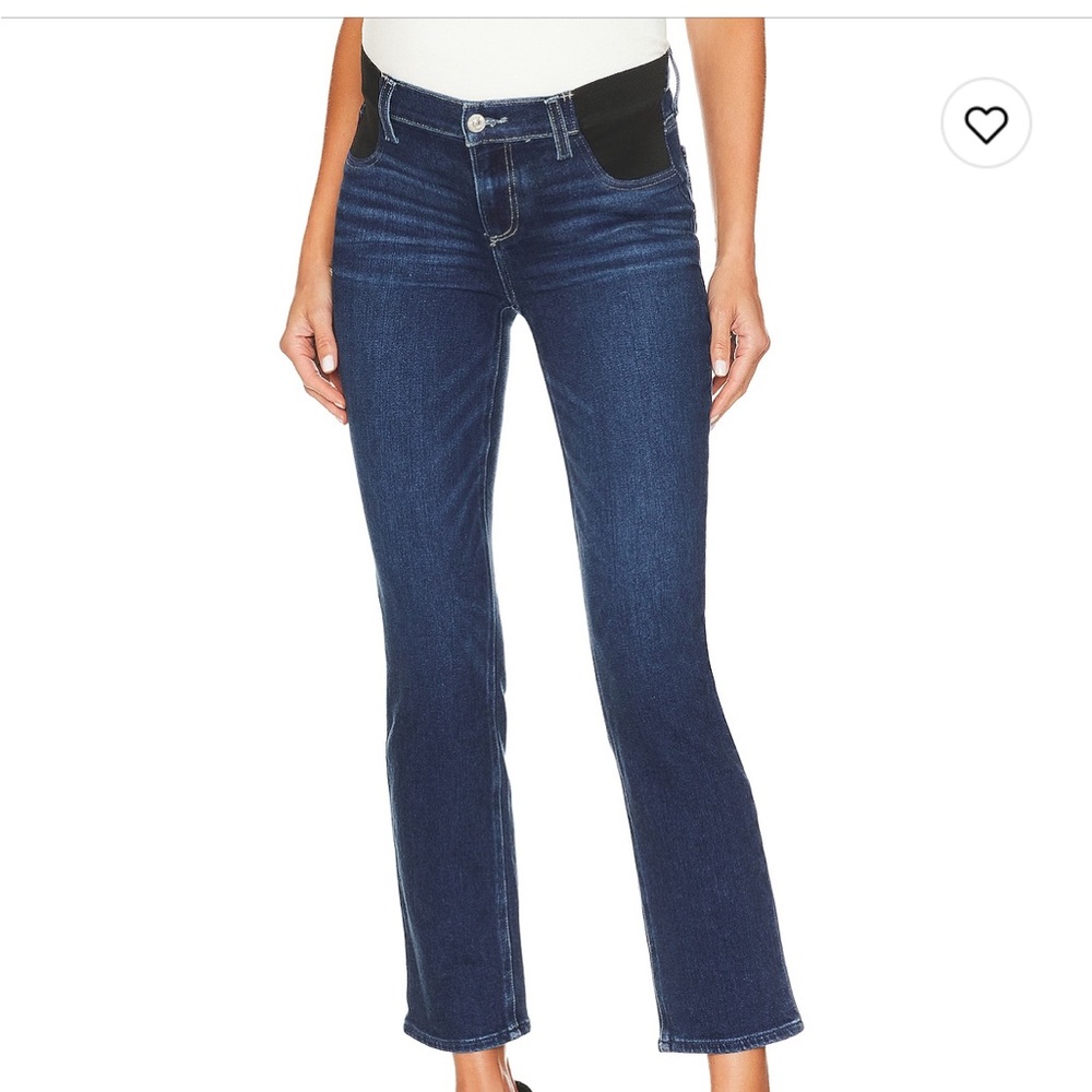 Paige Cindy Maternity Straight leg Jeans in Suncrest